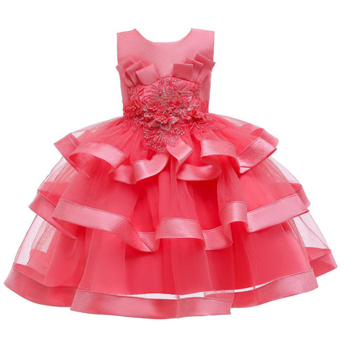 Princess Dress Dress Wedding Dress Show Evening Dress Multi-layer Paggy Dress
